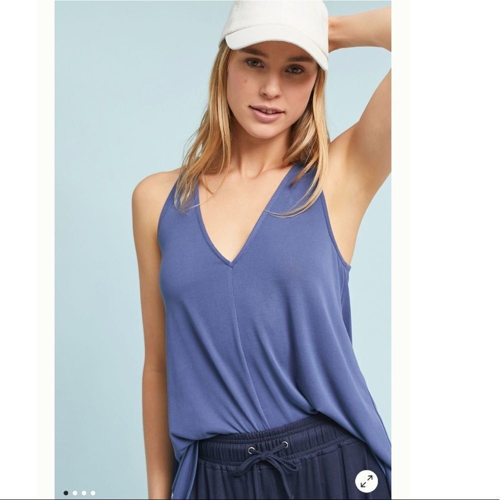 NWT Anthropologie Recline V-Neck Tank Tunic - Picture 6 of 6